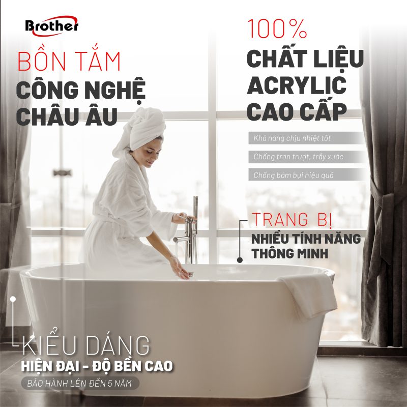 Bồn tắm Brother chính hãng
